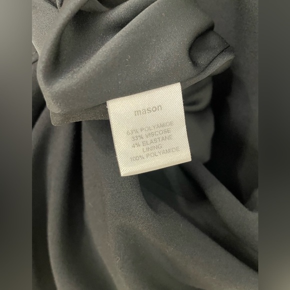 Michelle Mason Strapless Bustier Cutout Maxi Gown Black Size 4 - Picture 9 of 12